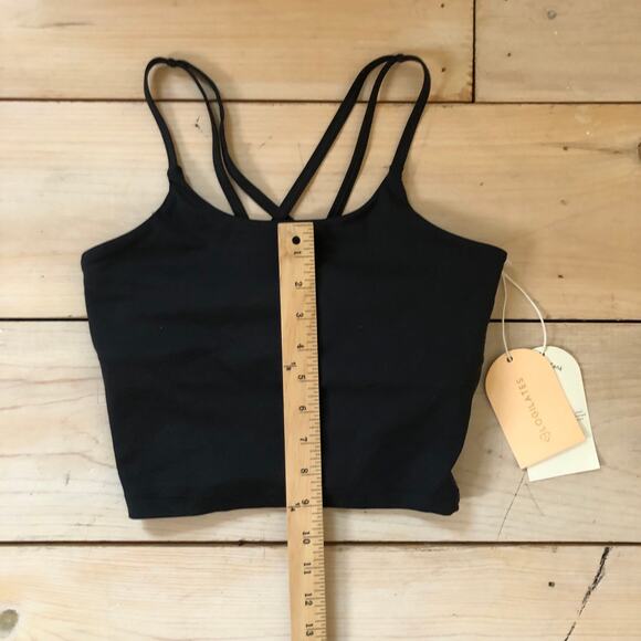 Blogilates NWT Women's Strappy Tank Black XS - Picture 5 of 9
